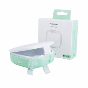 Mint Green dental case for retainers